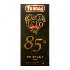 Шоколад без сахара черный 85% Torras, 100г
