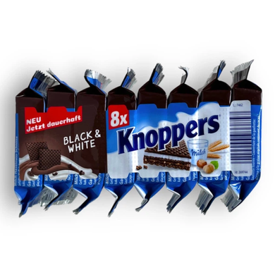 Вафлі Knoppers Black & White, 25г