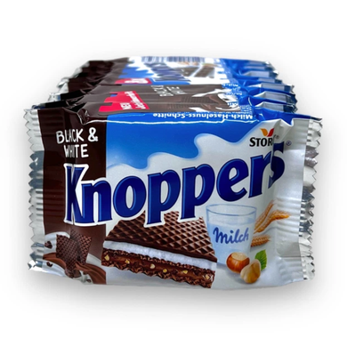 Вафлі Knoppers Black & White, 25г