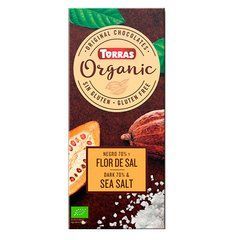Шоколад черный черный 70% с солью Torras, 100г