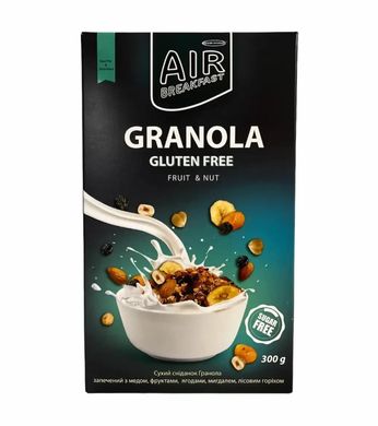 Гранола Air Breakfast фруктово-горіхова, Healthy Generation 300г