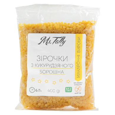 Макароны Звездочки кукурузные, 400г