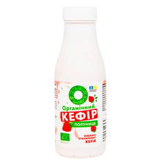Кефір органічний Полуниця 2,5% Organic Milk, 280г