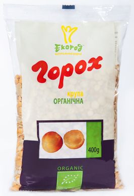 Горох органічний, 400г