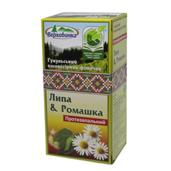 Чай Липа і Ромашка, Верховинка, 30г (20ф/п*1,5г)