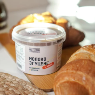Молоко згущене варене з какао Основа, 400г